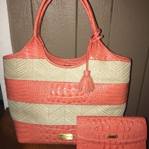 Brahmin poppy purse and wallet